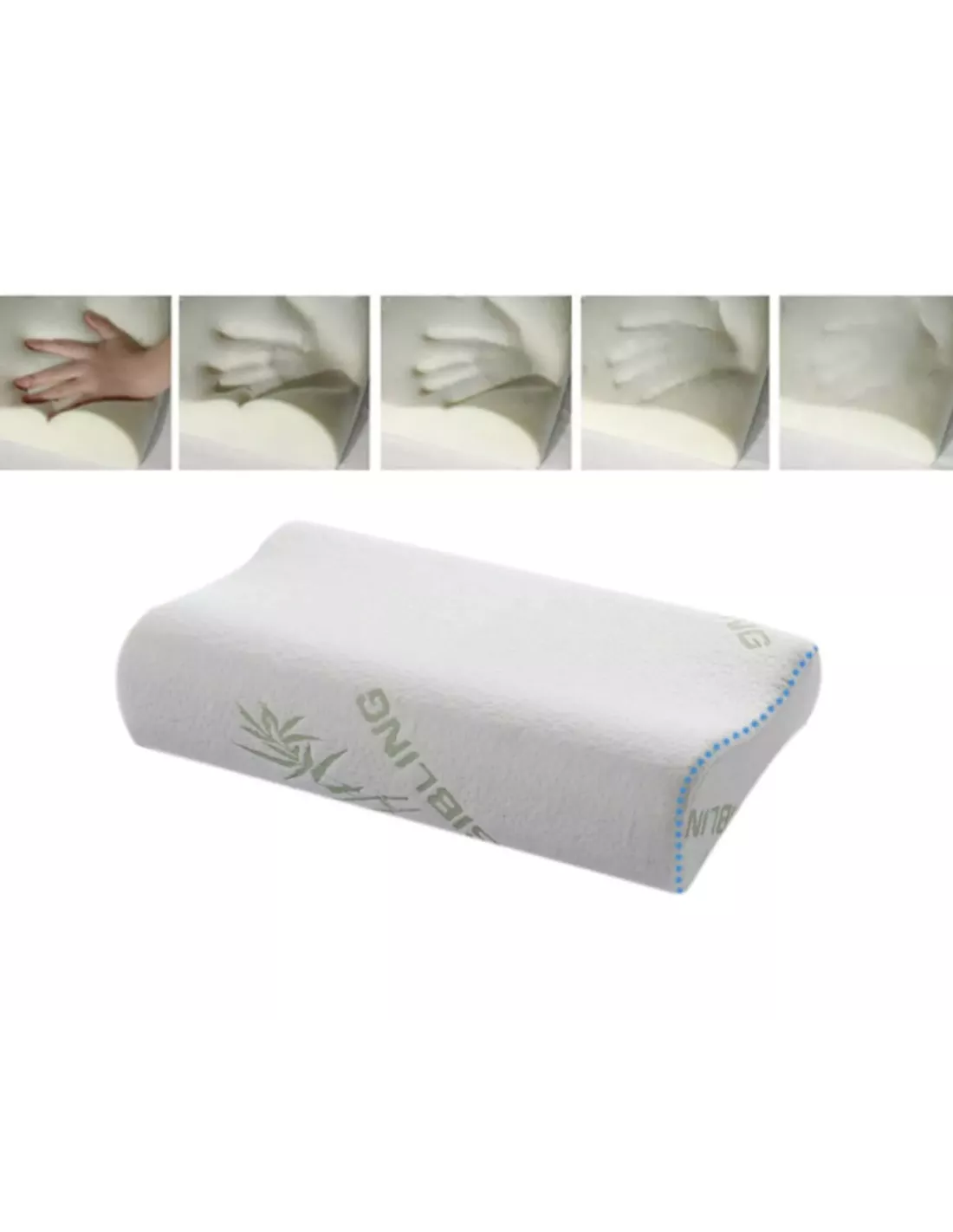 Oreiller à Mémoire de forme fibre de bambou - Etoile Médicale